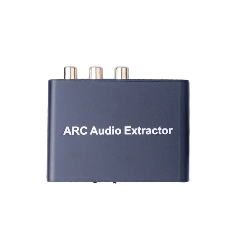 Алюминиевый Arc аудио адаптер HDMI аудио экстрактор цифро-аналоговый аудио конвертер ЦАП SPDIF коаксиальный RCA 3,5 мм разъем выход