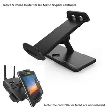 Foldable Extender 4-12 Inches Tablet Stander Mobile Phone Stand Holder Snap On/Off Bracket for DJI Spark and Mavic controller