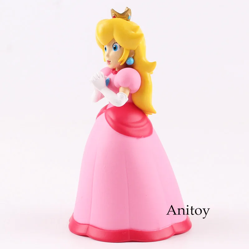 Super Mario Bros Figures Princess Peach Action Figure PVC Collectible Model Toy for Kids Gift 14.5cm
