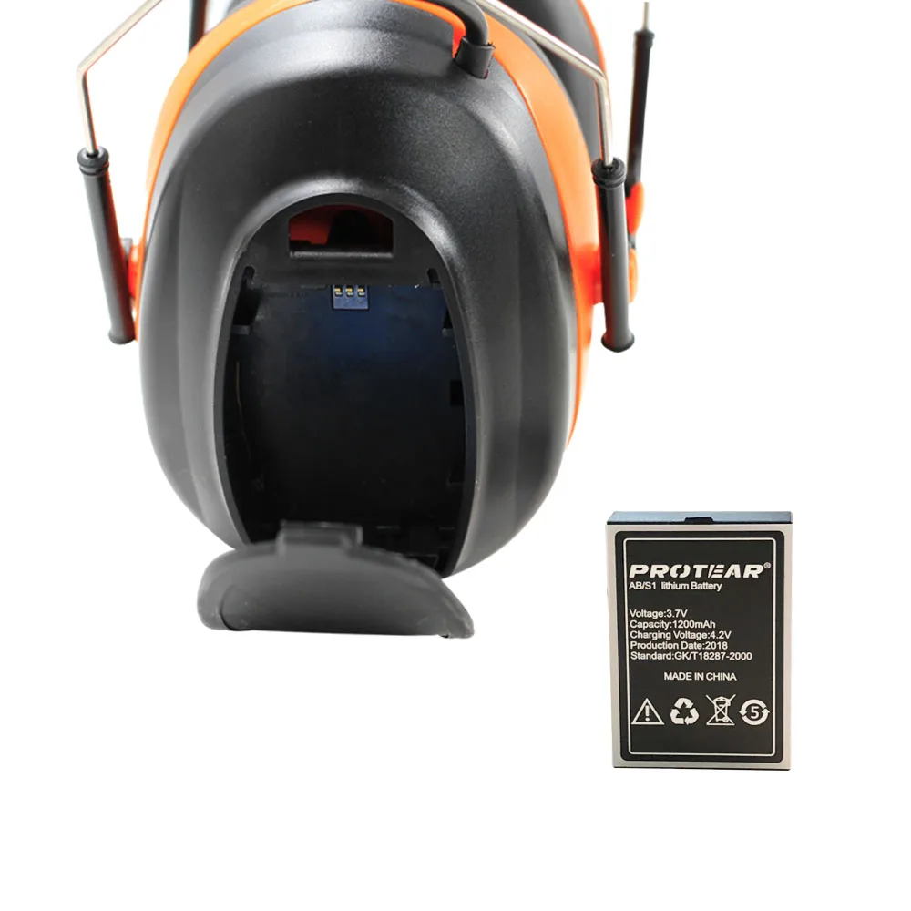 Protear DAB+/DAB/FM Radio Hearing Protector 25dB Lithium Battery Earmuffs Electronic Bluetooth Headphone Ear Protection Protear DAB+/DAB/FM Radio Hearing Protector 25dB Lithium Battery Earmuffs Electronic Bluetooth Headphone Ear Protection