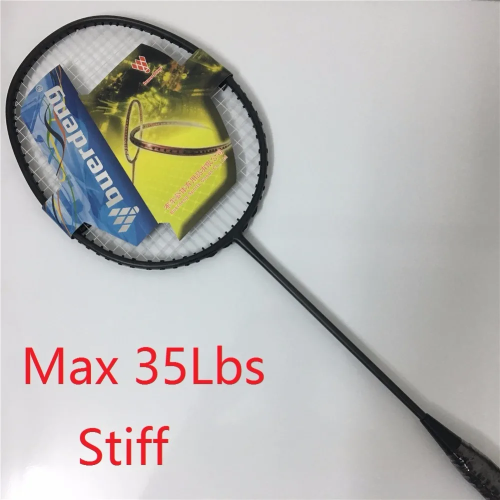 6U Макс 35Lbs ракетка для бадминтона Жесткий Вал светильник карбоно prestrung jetspeed
