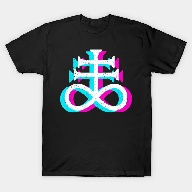 

LEVIATHAN CROSS SATANISM AND THE OCCULT T Shirt Latest Fun T-shirt Top Casual Wear
