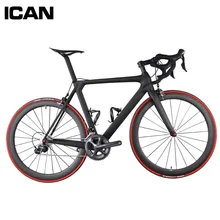 ICAN Full Carbon AERO V brake Road Complete Bike with Ultegra 6800 22 speeds groupset only