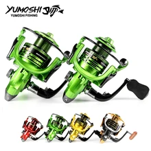 Yumoshi 13+ 1BB 5,5: 1 спиннинговая Рыболовная катушка, полностью Металлическая длинная литая Рыболовная катушка для ловли карпа