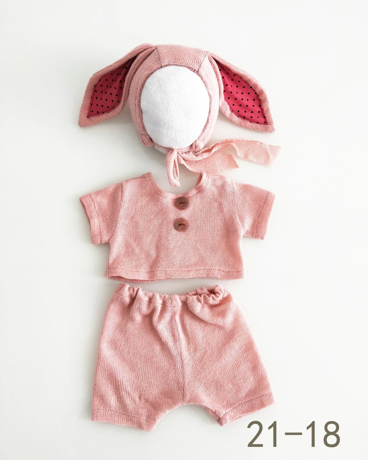Orelhas do Bebê Conjunto de Acessórios Dvotinst Newborn Fotografia Adereços Bonnet Roupas Chapéu Estúdio Shoots Foto 12 Dvotinst newborn fotografia adereços orelhas do bebê