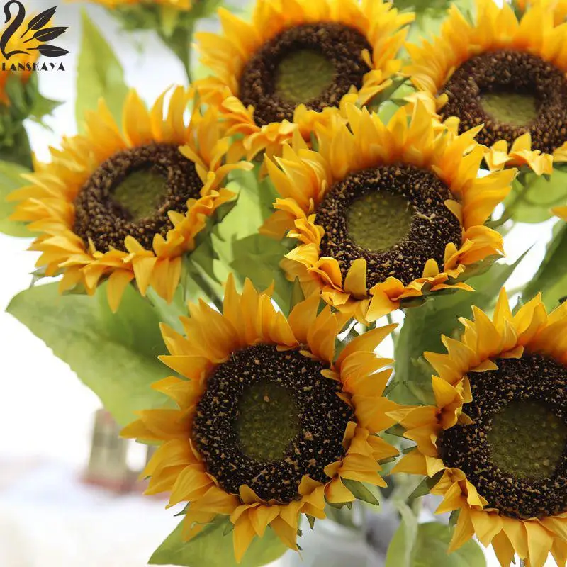 Sunflower Flower Factory Wholesale Trade Home Furnishing Decorative