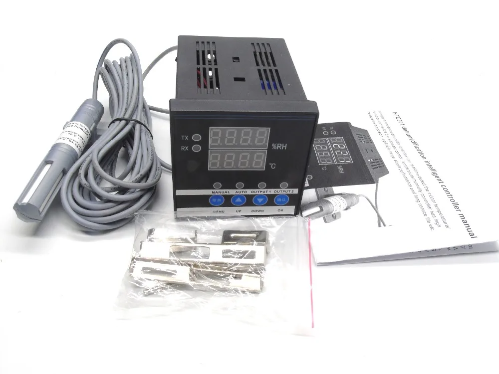 Potencial-frete entre em contato temperatura e controlador