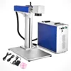 20W Fiber Laser Marking Machine Desktop Laser Marker Jewelry Rotate Rotary Marking CE certified Laser Engraving Machine ► Photo 2/6