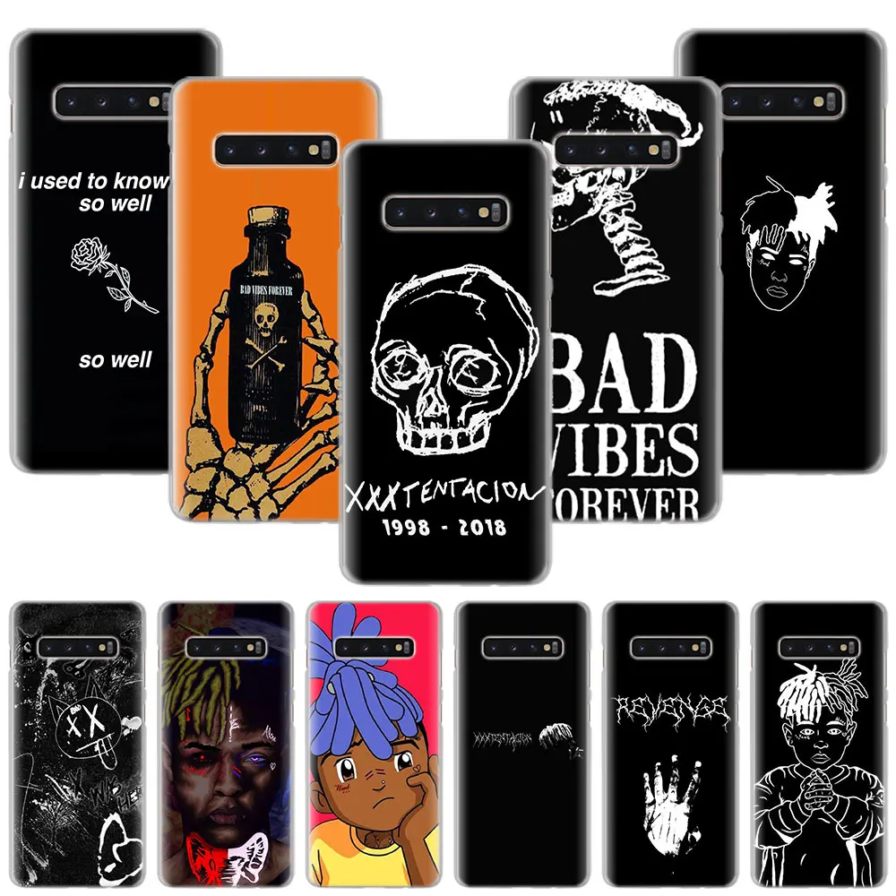 

Rapper xxxtentacion bad vibes forever lil peep Phone Cases for Samsung Galaxy S8 S9 S10 Plus S10e M10 M20 S6 S7 Edge Hard PC cas