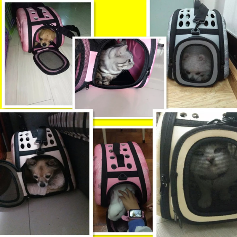 Pets Cat Carrier Bag Cat Cote Shoulder handle Carry Bag Puppy Small Dog Breeds Backpack
