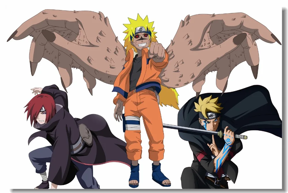 Пользовательские холст настенная постер Naruto Orochimaru Pain Sasori обои Kakuzu Deidara Hidan Konan
