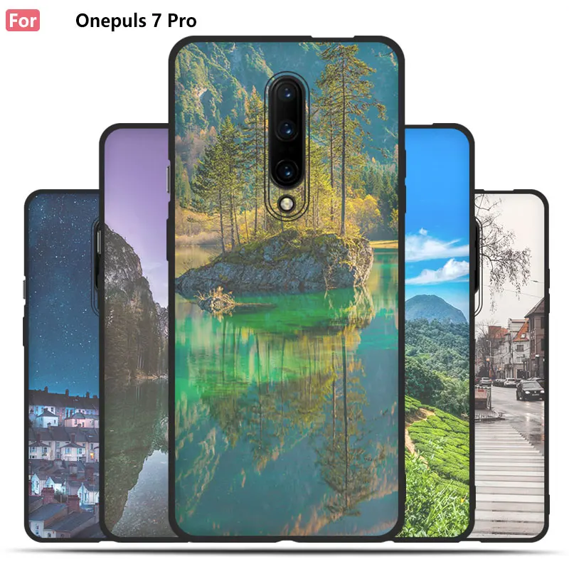 City Night Scene Case For font b OnePlus b font font b 7 b font font