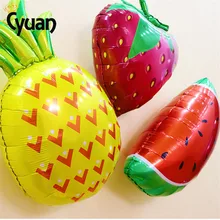 

Cyuan 1pcs Fruit Helium Foil Balloons Hawaiian Tropical Party Supplies Jumbo Super Shape Fruit Summer Party Birthday Balloon