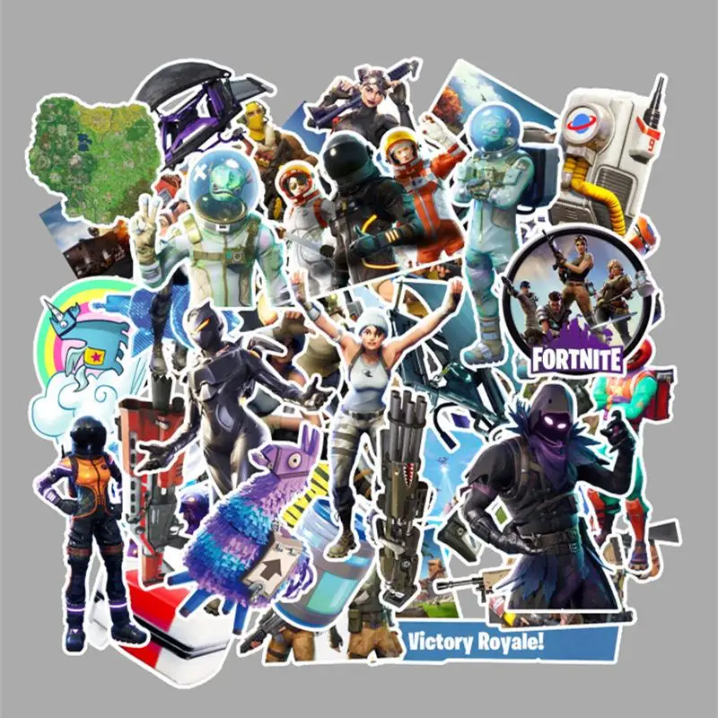 

55pcs/Lot Anime Battle Royale Graffiti Sticker For Guitar Motorcycle Skateboard Waterproof Brand Stickers Pegatinas