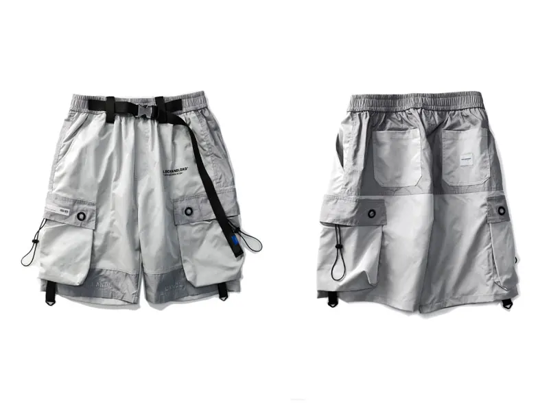 Ribbon Cargo Joggers Baggy Shorts 4