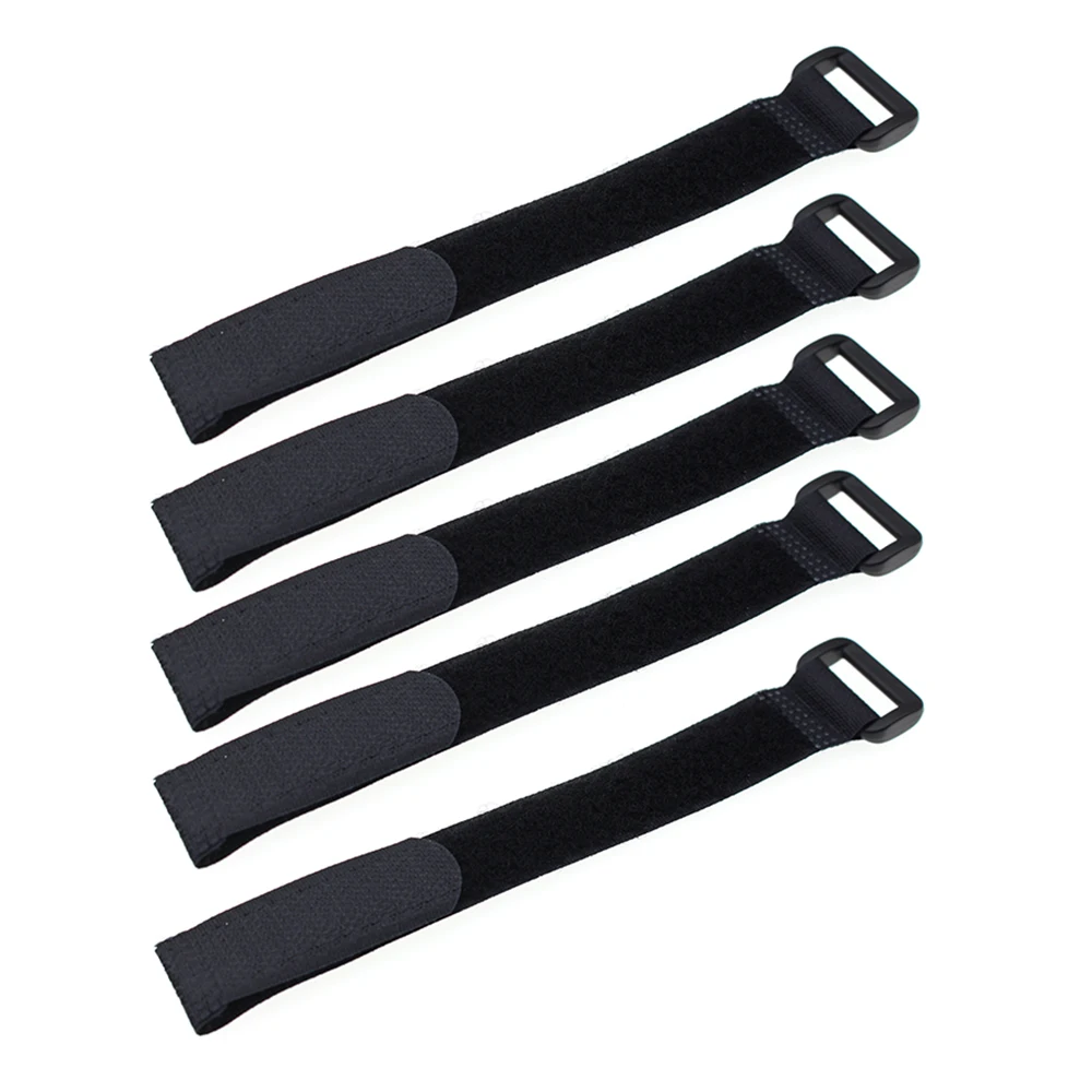 

5Pcs Black RC Crawler Durable Antiskid Cable Tie Down Straps for for RC Car Tool 2*20cm/2*30cm