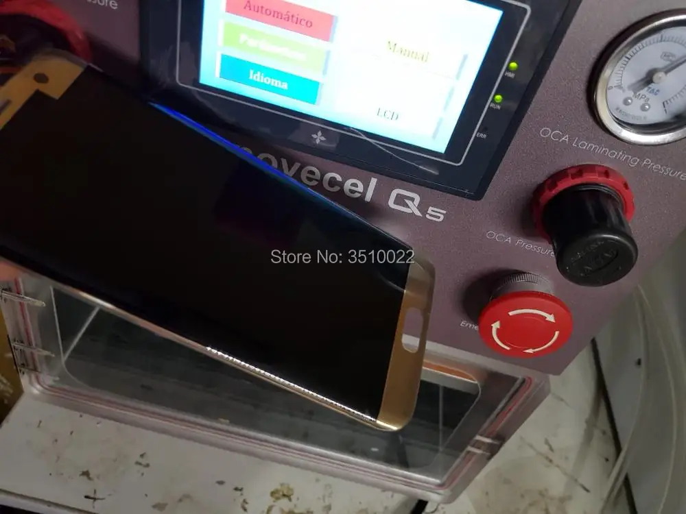 Novecel Q5 ЕС вилка lcd ОСА ламинатор вакуумный ламинатор для samsung Edge экран Внешний стекло инструменты для восстановления