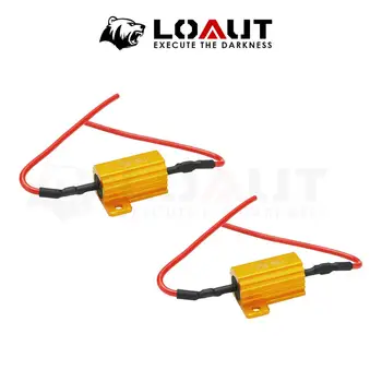 

LED Load Canbus Resistor 2 Pieces 25W 8 Ohm Fix LED Bulb Fast Hyper Flash Turn Signal Blink Error Code