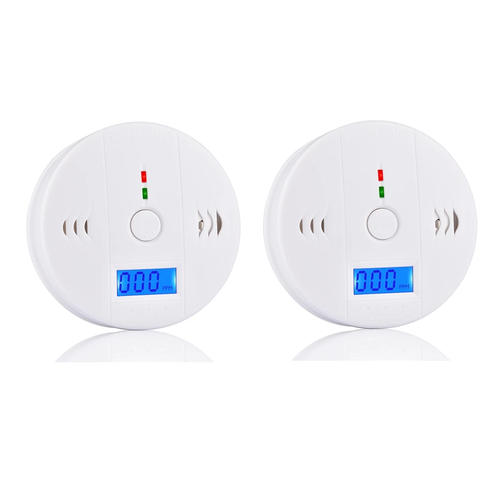 

CO Gas Sensor Poison Smoke Alarm Warning Carbon Monoxide Detector LCD Kitchen Alarm Clock Home Safety Tool Portable Travel Kit