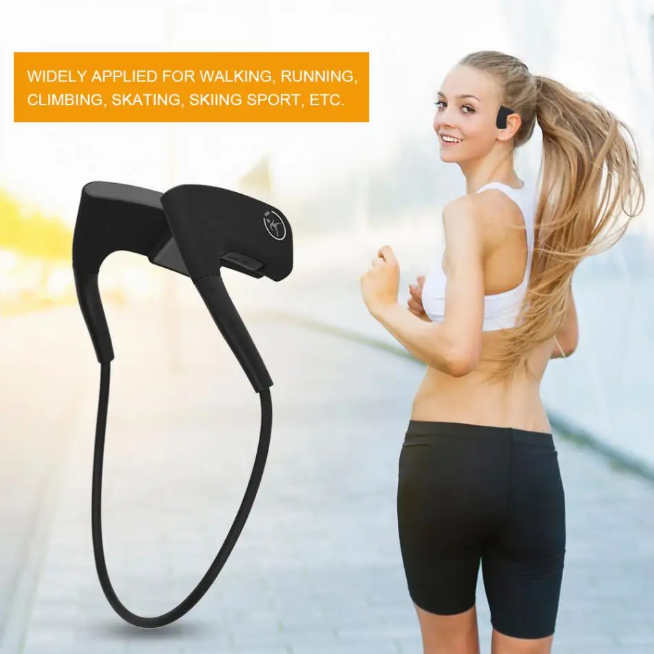 Wireless Bluetooth Bone Conduction Headphone Earphone Hands-free Sports Gym Headset fashion wireless bluetooth earphone z8 bone conduction wireless stereo headphone bluetooth hands free headset with microphone