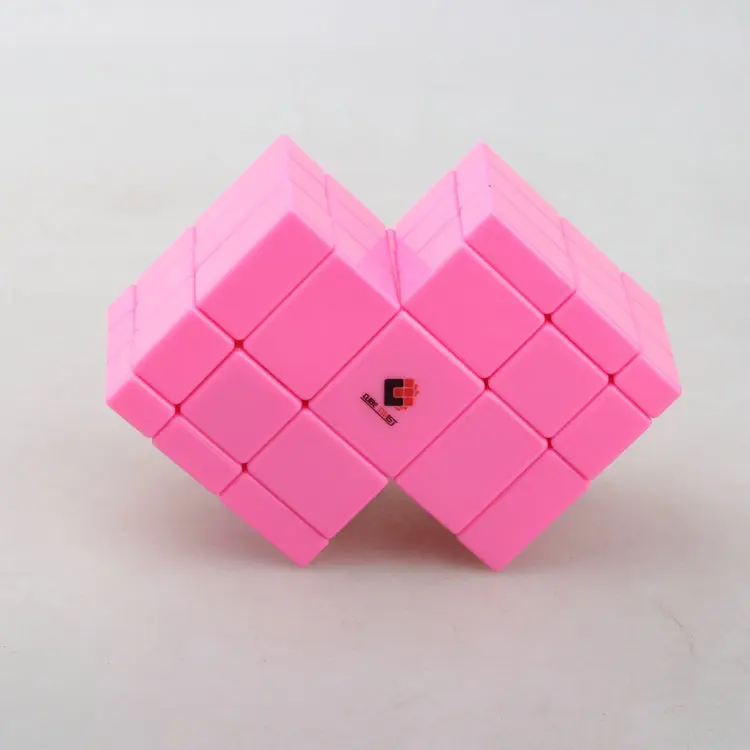 Высокое качество Новые 2-в-1 conunned пазл cubetwist зеркальный волшебный куб 3x3x3 развивающие игрушки специальные игрушки для детей