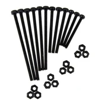 

Yuenhoang 10Pcs 12.9 Level High Strength M2 Hexagon Socket Screws with Nuts for Tamiya Mini 4WD RC Car 6/10/14/20/25/30/35/40mm