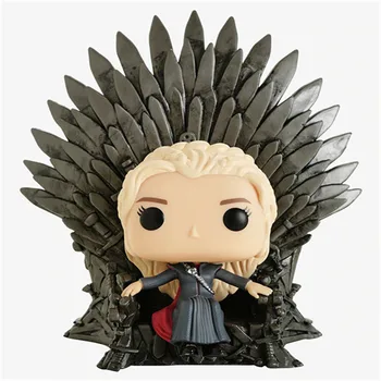 

2019 NEW PRODUCT Anime 15CM The Song Of Ice And Fire Daenerys Targaryen Of Thrones Model Toys Throne Movie Action Figure Toys
