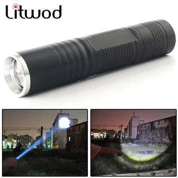 

XP-G Q5 Aluminum Waterproof Zoomable LED Flashlight Torch Light for Camping , Cycling , Hunting LED Bulbs Litwod Adjustable 10W