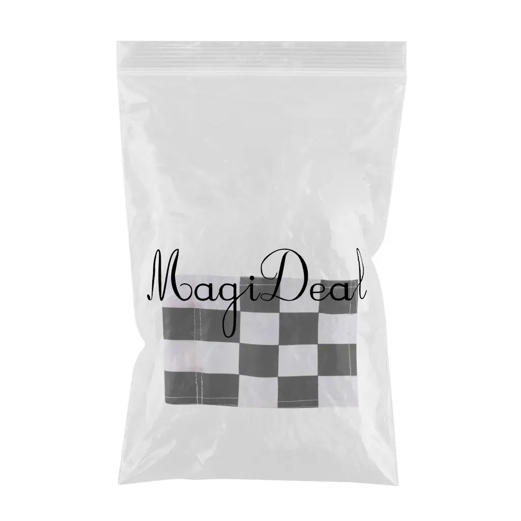 Solid Putting Green Golf Chequered Nylon Flags Backyard Garden Portable Golf Target Markers Sports Golf Accessories