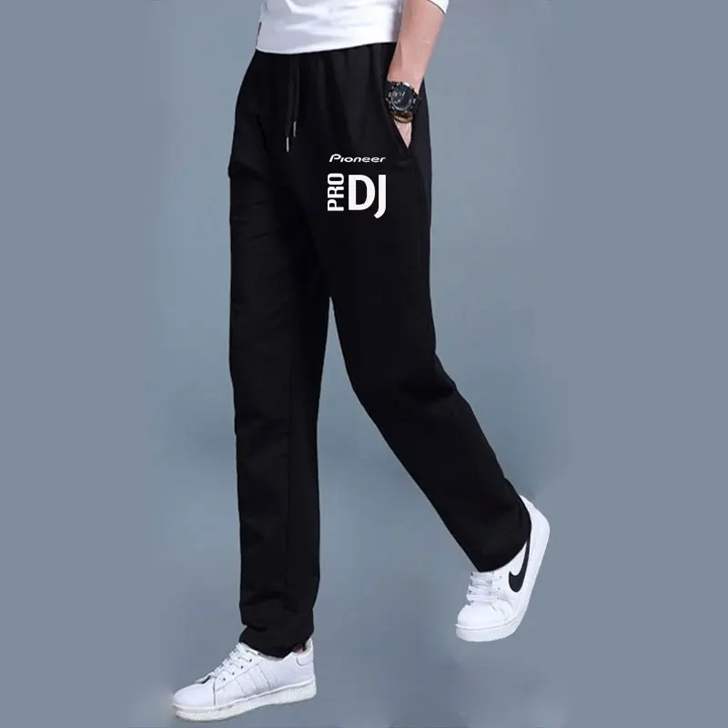 Модный спортивный костюм Pioneer DJ PRO с буквенным принтом, мужские повседневные штаны, хлопковые облегающие мужские штаны для спорта, штаны-шаровары