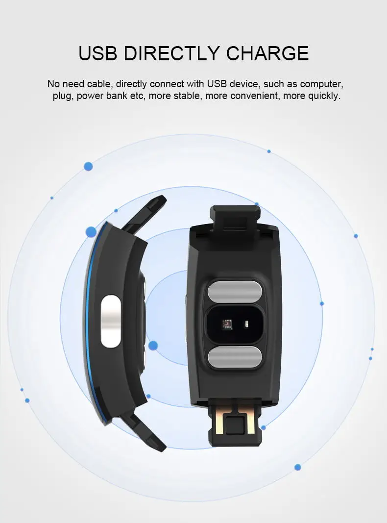 P3 Смарт Браслет для измерения кровяного давления фитнес-трекер Браслет пульсометр PPG ЭКГ Спорт Смарт-браслет для Android IOS