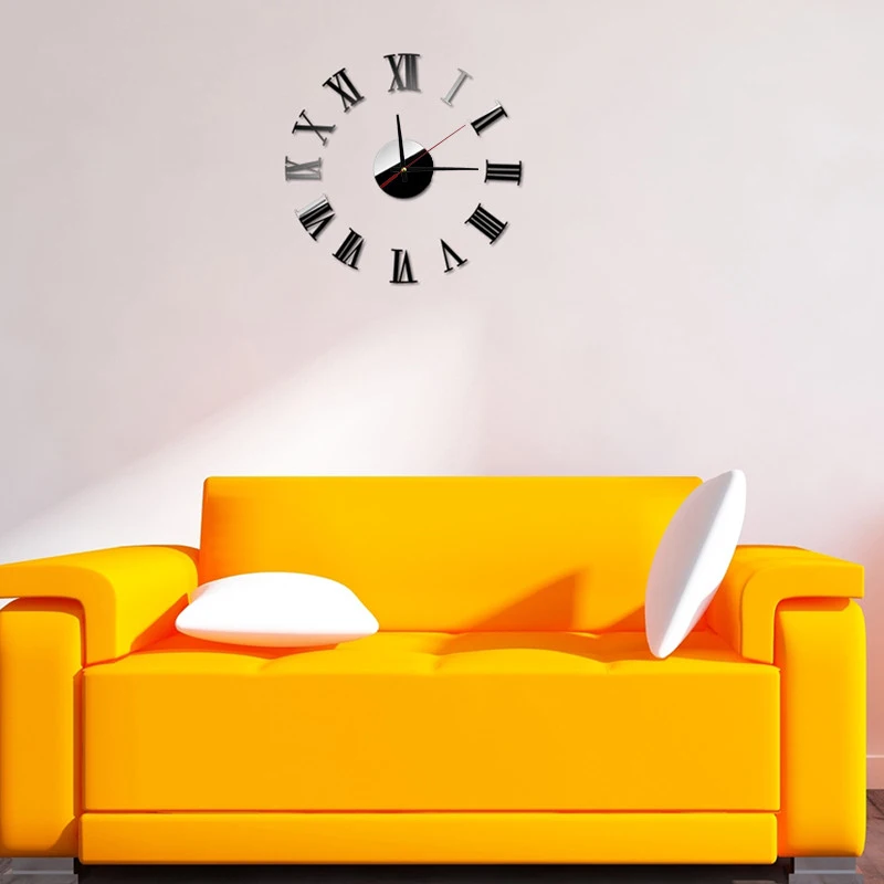 Aimecor роскошные римские Vogue настенные креативные декоративные часы большие DIY цифровые 40-70 см настенные часы 1 шт