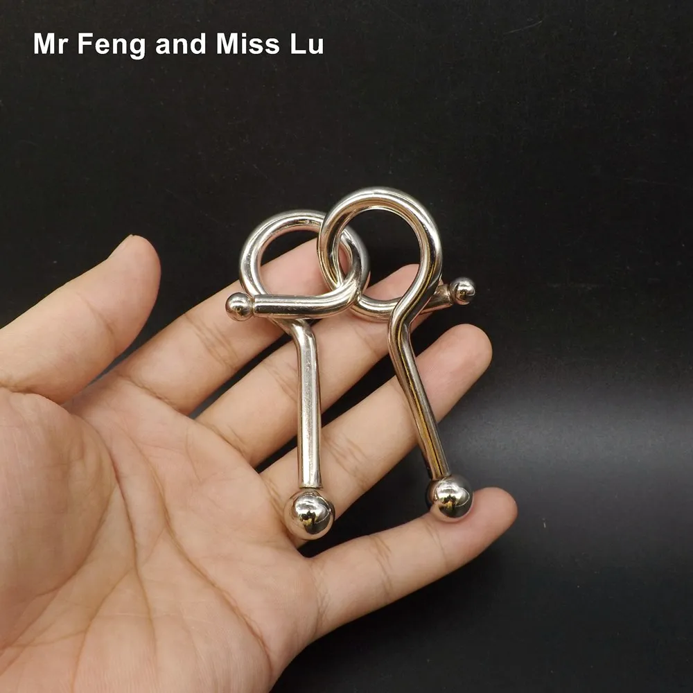 Especially Big Question Mark Ring Puzzle Magic Trick Metal Wire Toys