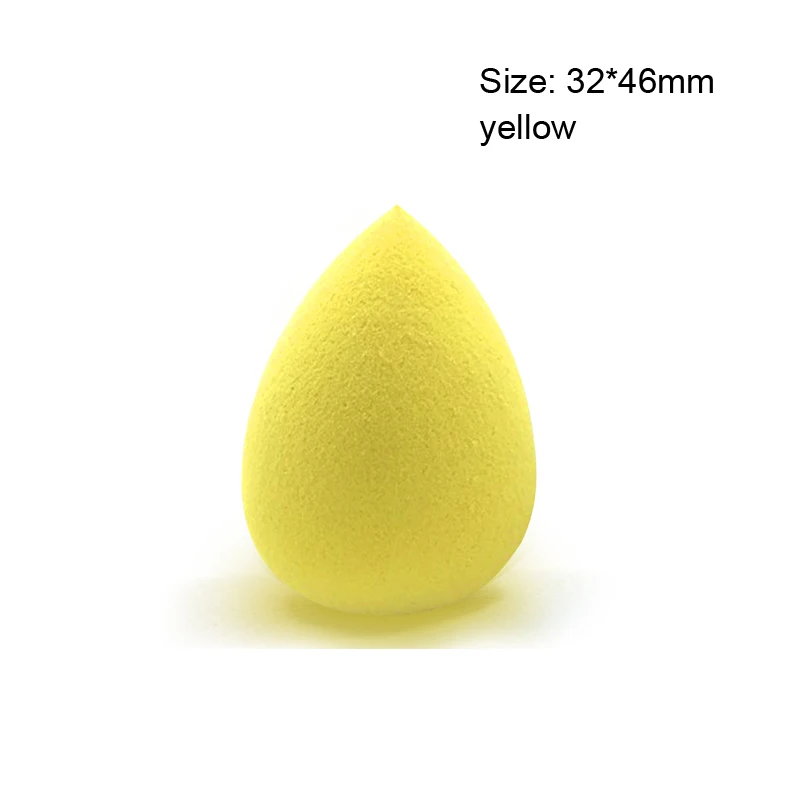 small yellow Спонж для макияжа Pooypoot, косметический спонж, мягкая форма капли воды, Esponja De Maquillaje, спонж для макияжа, спонж для макияжа, красивый аксессуар для макияжа - Цвет: small yellow