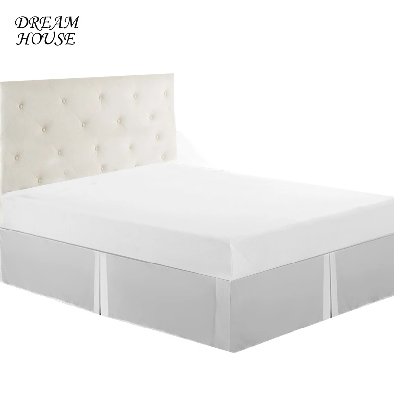 

Bed Skirt for Home Hotel Solid Color Elastic Bed Skirt Bed Covers Without Bed Surface Home Textile Home Decor 6colors SizeS-XL