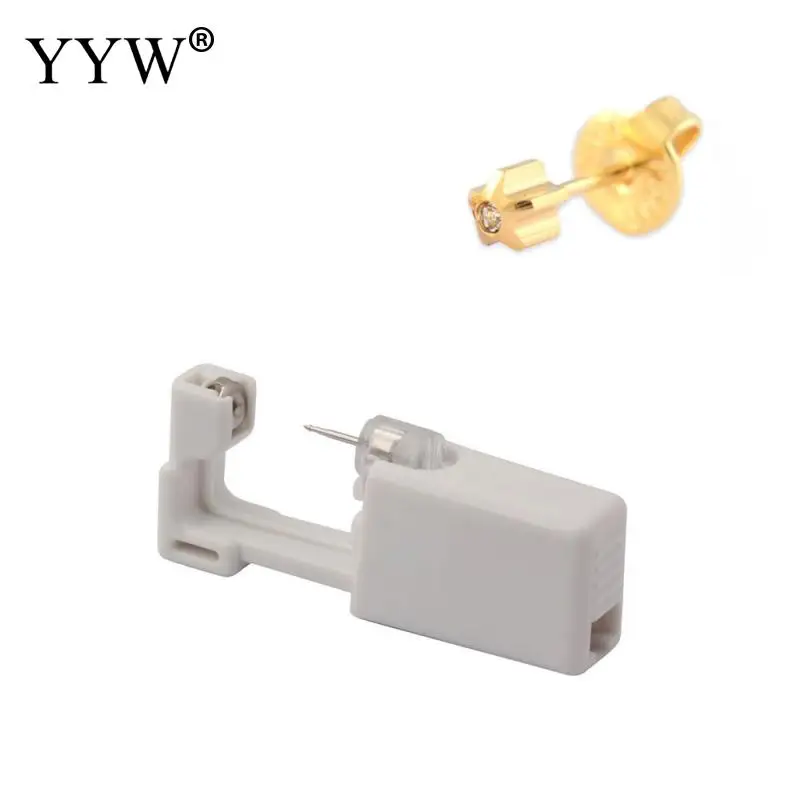 

1 Pcs Unisex Drilling Ear Piercing Tragus Cartilage Helix Nose Navel Body Piercings Plastic Piercing Jewelry Tools Kit