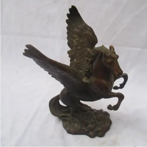 Collection of ancient Chinese bronze sculpture of flying horse