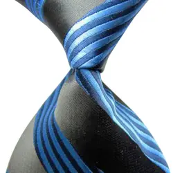 2 Цвет Для мужчин классические полосы ткани жаккард галстук Повседневное Средства ухода за кожей Шеи Галстуки для Бизнес аксессуар