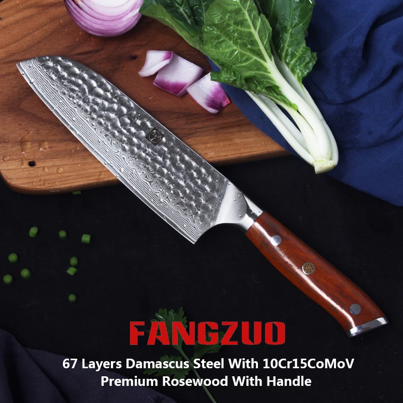 Нож шеф повара FANGZUO японские высокоуглеродистые кухонные ножи 8 дюймов VG10 67 слоев