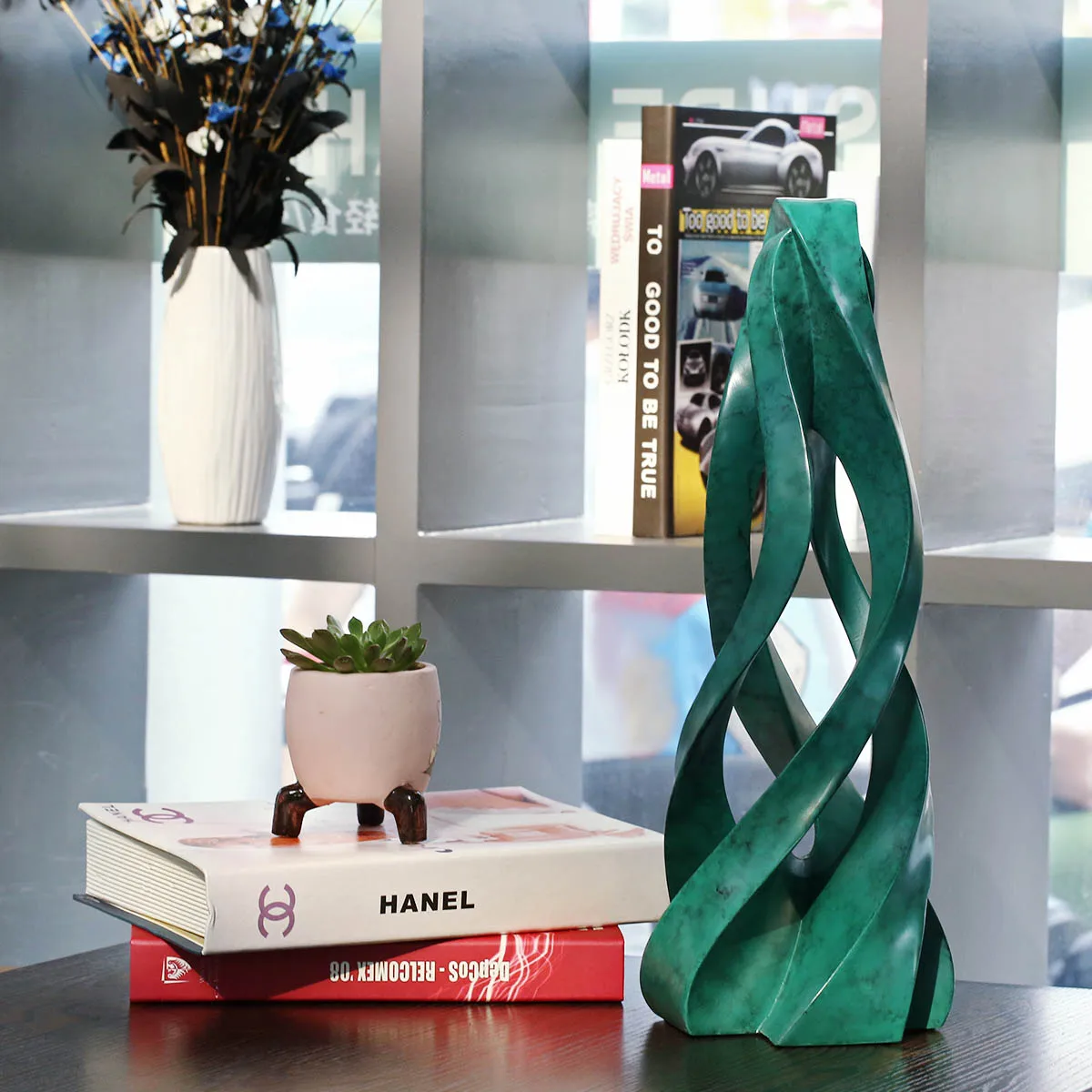 

Tooarts Tomfeel Sculpture Gathering Together Modern Abstract Craft Home Decoration Accessories Resin Miniatures Figurine