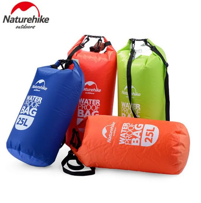 Naturehike открытый 2L 5L 15L 25L водонепроницаемая сумка, для плавания сухой мешок для хранения сухой мешок дорожный набор оборудования