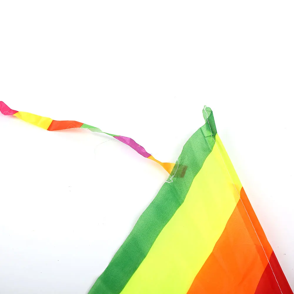 F70F Triangle Kite Rainbow Kite Good Weather Beginning Ability Children Toy 