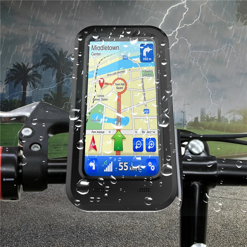 Анти-капля водонепроницаемый велосипедный держатель для телефона подставка поддержка для iPhone X 8 7 6S Plus 5S мотоцикл gps держатель Поддержка телефона мото