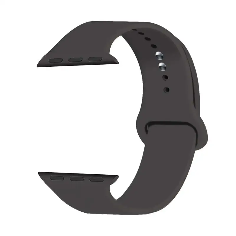 Joyozy Sports soft silicone interchangeable apple watch band 42mm 38mm 40mm 44mm for iWatch series 5/4/3/2/1 apple watch band