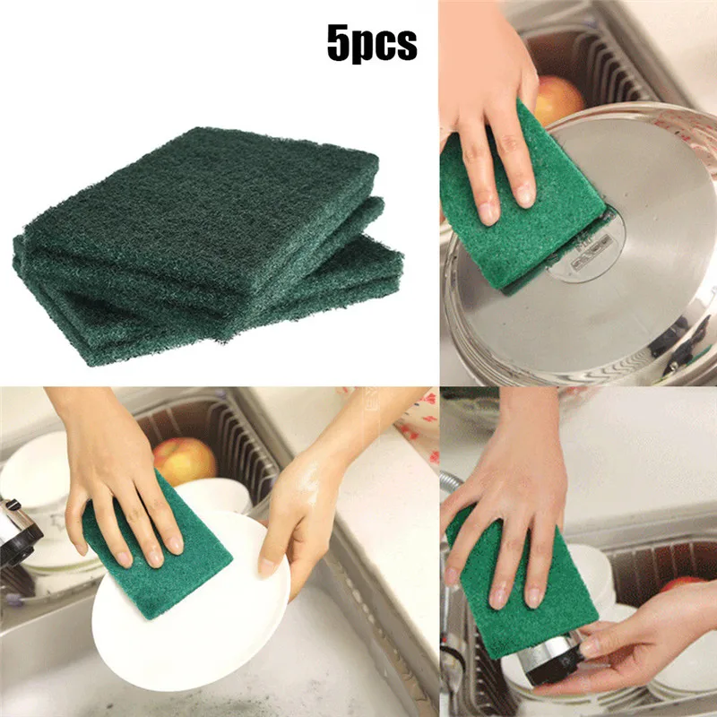 

Kitchen cleaning accessories cleaning supplie 5pcs Sponge Eraser Cleaning Towel Wash Cloth Kitchen Dish Foam Pads Cleaner A1