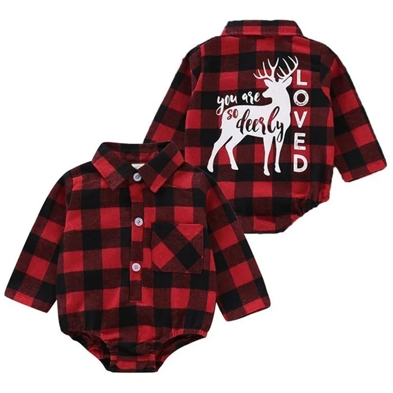 Fashion Newborn Baby Girls Clothes Christmas Red Plaid Cotton Onesie Jumpsuit Plaid Dress Cute Baby Girls Fashion Set 0-24M Fashion Newborn Baby Girls Clothes Christmas Red Plaid Cotton Onesie Jumpsuit Plaid Dress Cute Baby Girls Fashion Set 0-24M