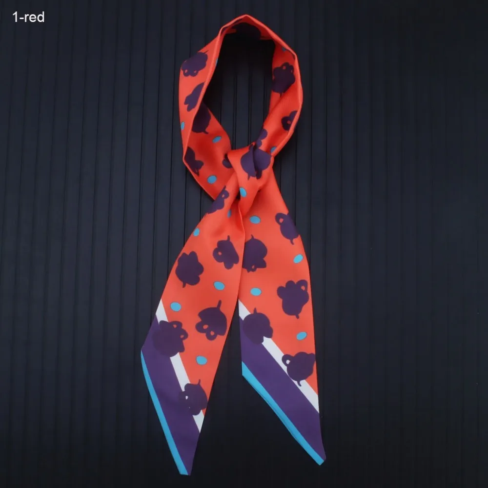 Classic Design Colorful Unique New Arrival Lady Silk Lengthen ribbons Bag Scarf Long Ribbon Hair Bandeaus Choker Neck Decoration