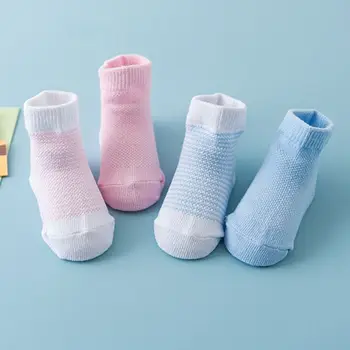 

4 Pairs Children Kids Baby Newborn Socks Gloves Anti-scratch Breathable Elasticity Protection Face Mittens Shower Gift