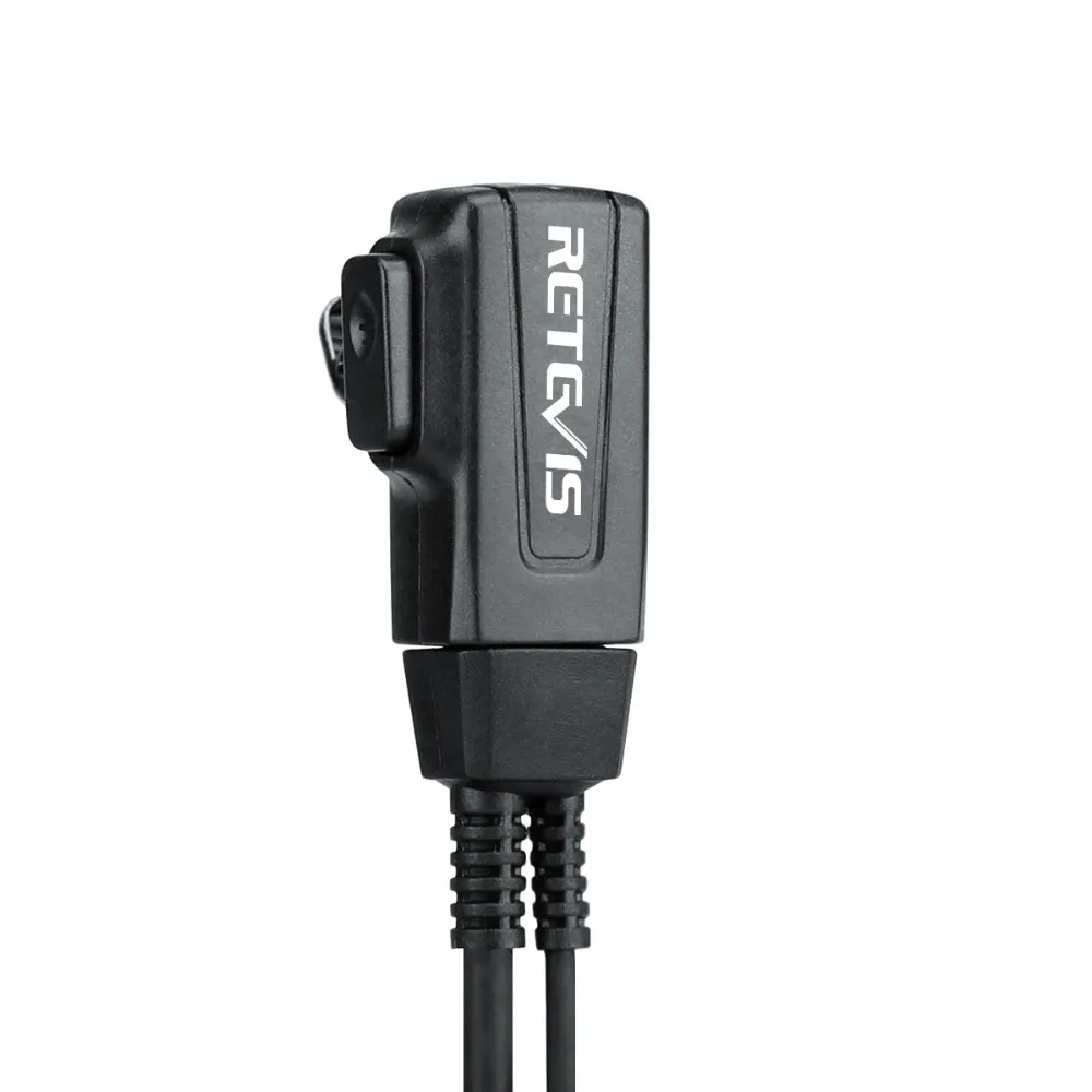2 контактный скрытый акустический трубчатый PTT наушник для рации MIDLAND G6/G7 GXT550/650
