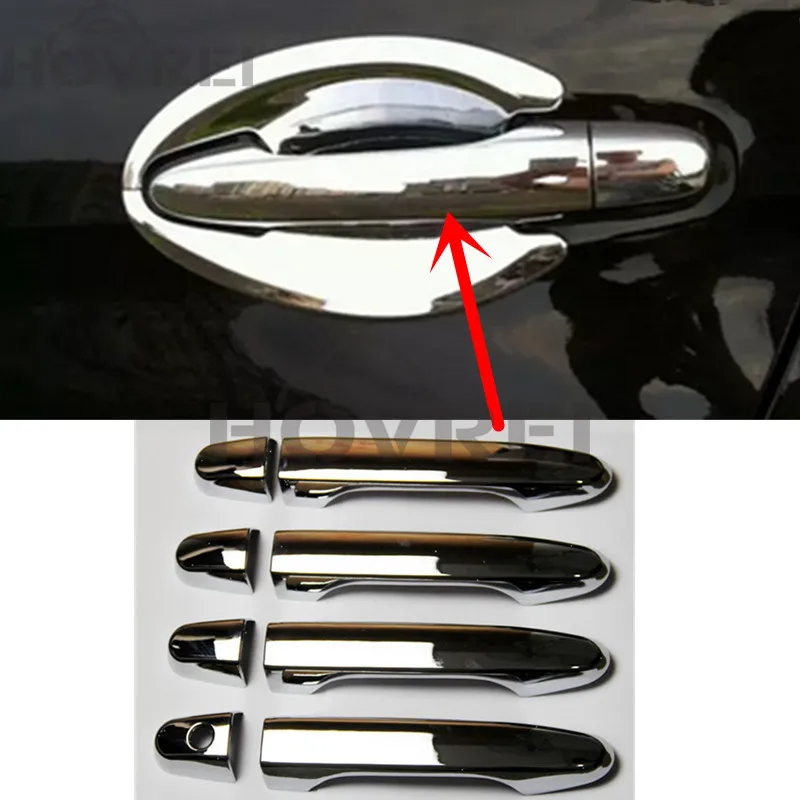 

Car Styling Exterior Decorative Moldings Chrome Door Handle Cover Trim for Honda CRV 2012 2013 2014 2015 car Accessories